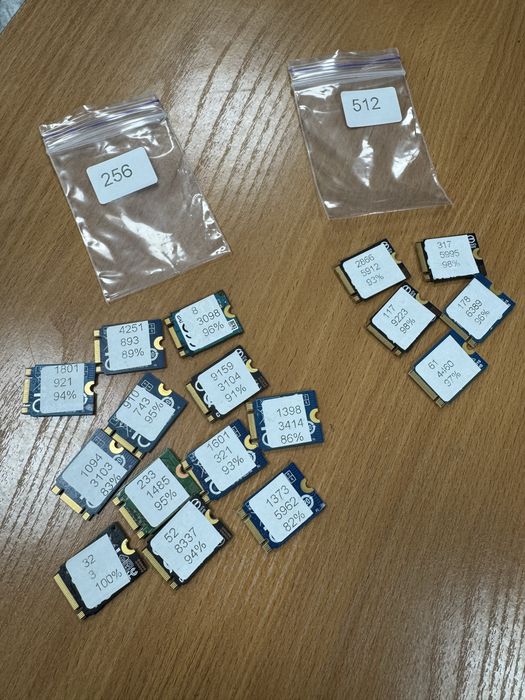 SSD M.2 2230 NVMe 256 Gb різні виробники, ОПИС