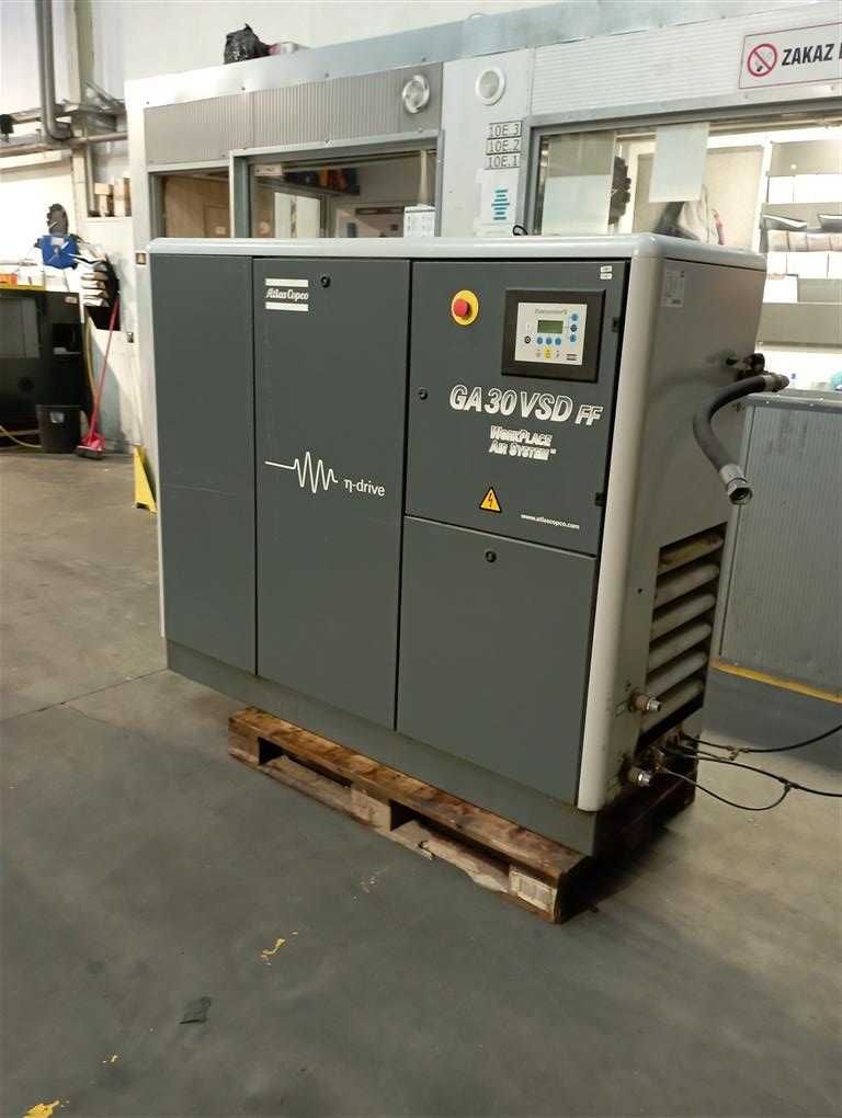 Sprężarka śrubowa kompresor ATLAS COPCO GA30 VSDFF 30kW 4,58m³ S014523