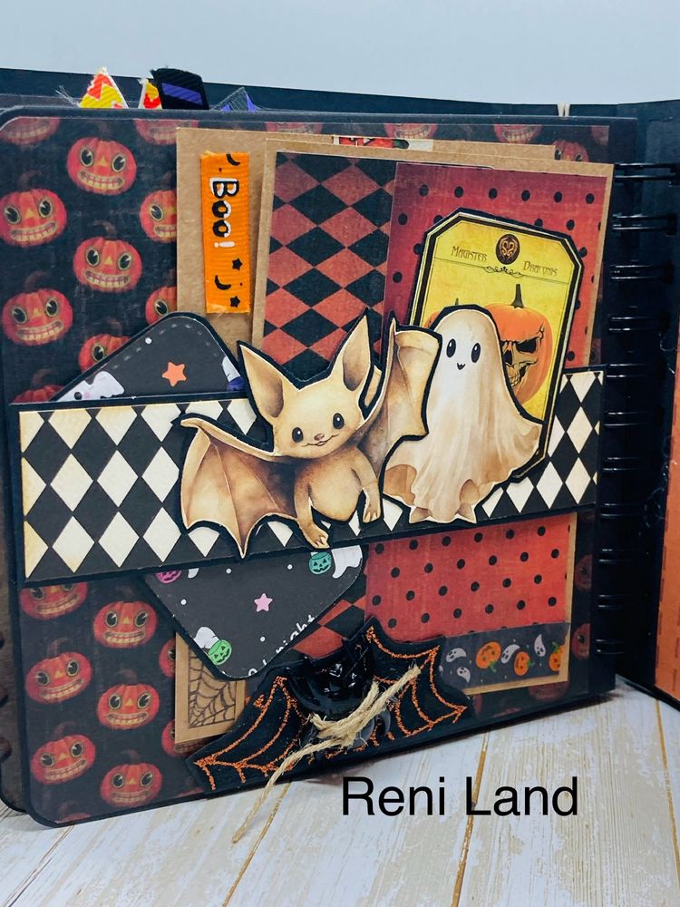 Album hallowen scrapbooking