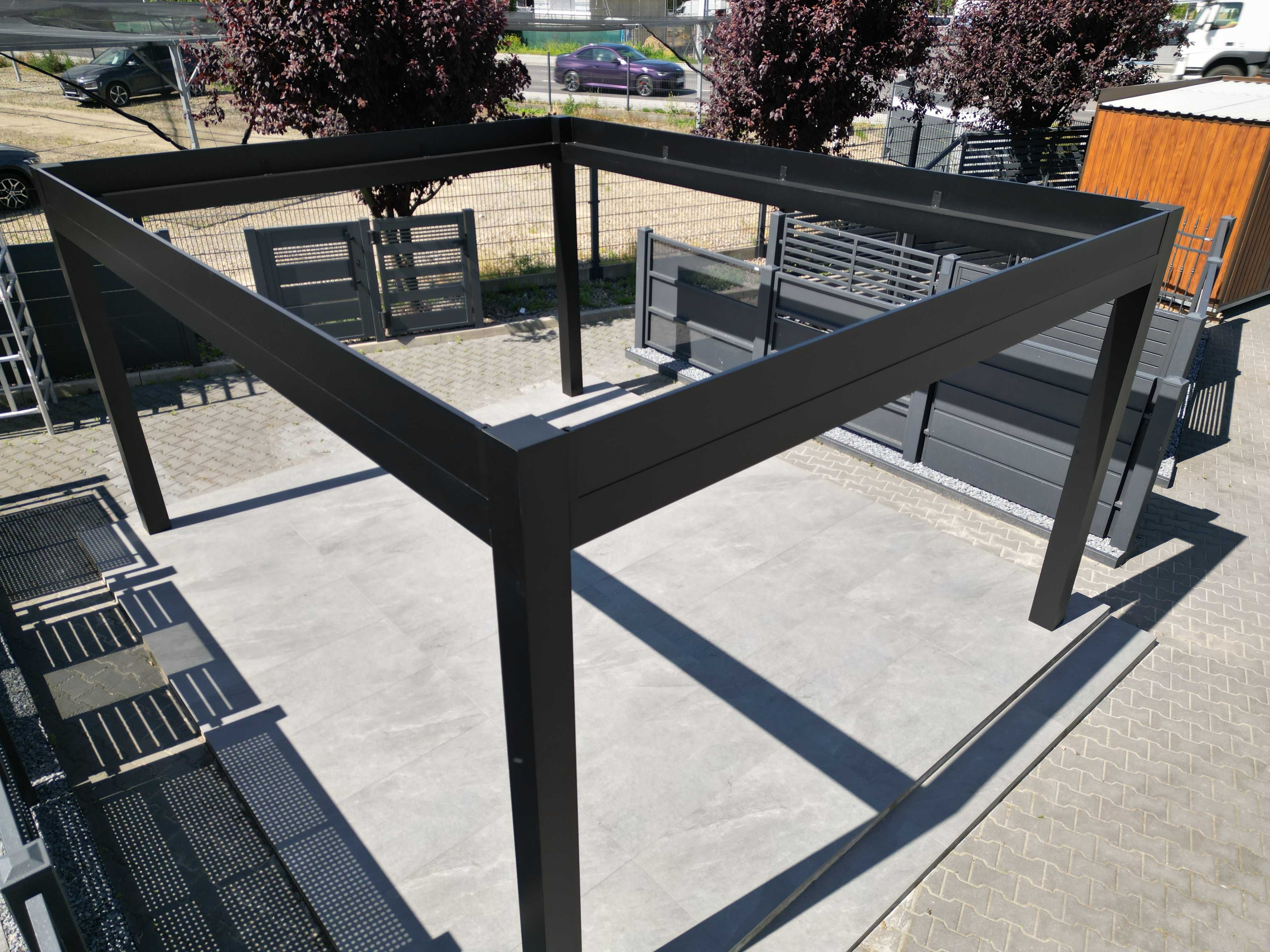 pergola ogrodowa konstrukcja aluminiowa masywna 5x4m, kolor RAL