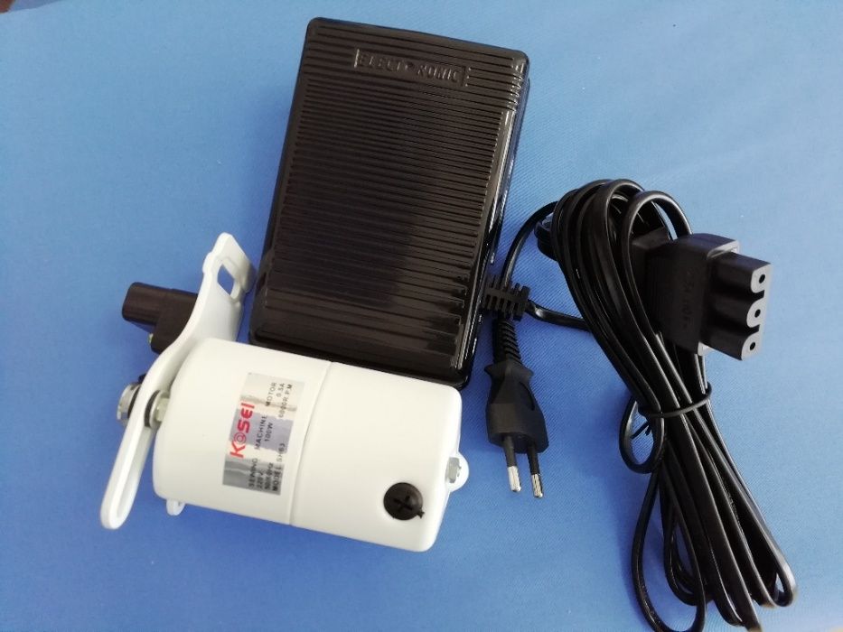 Kit motor, pedal e correia máquina costura - Novo