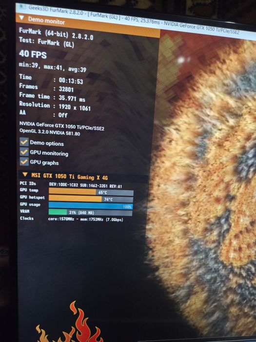 Відеокарта Msi gtx 1050Ti 4Gb Gaming