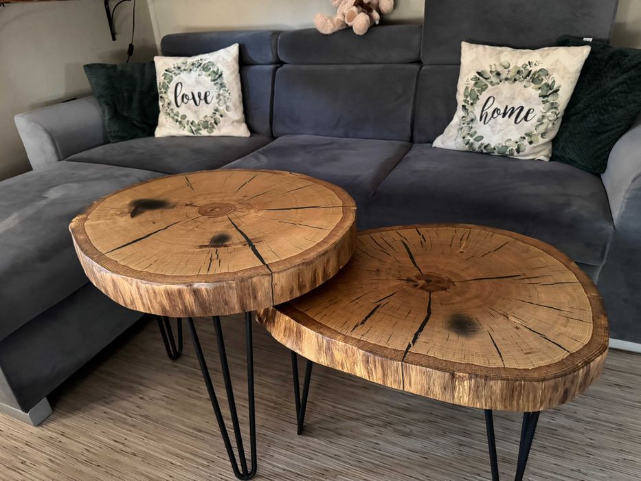 Stolik, stoliki kawowe z plastra Dębu