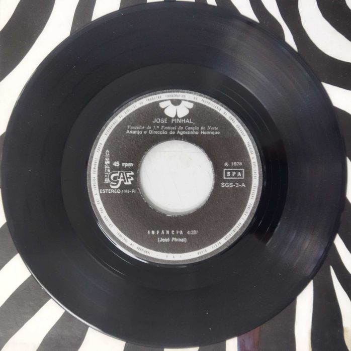 José Pinhal. Single como novo. Capa genérica.