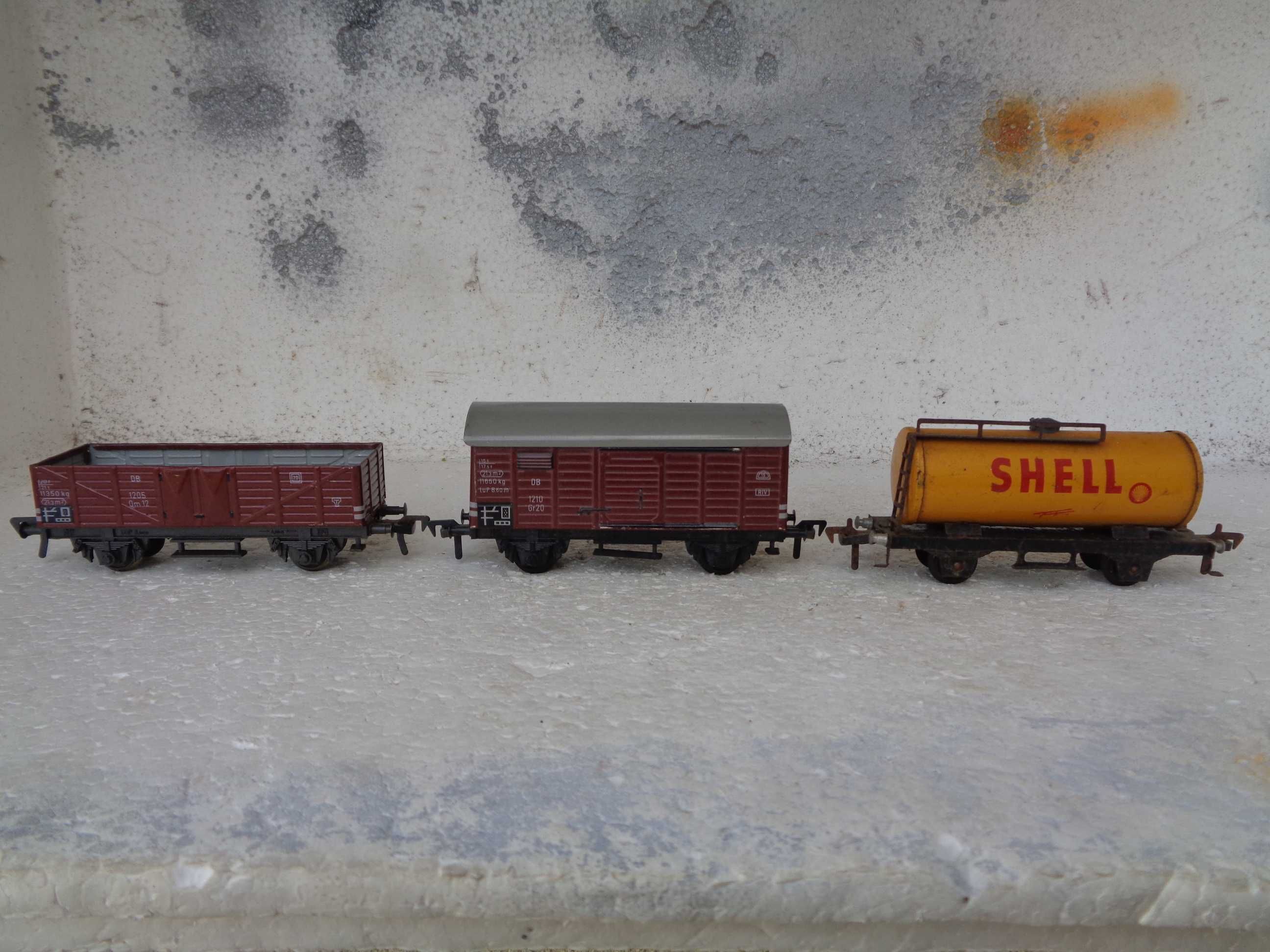 1:87 Fleischmann Lote de 3 vagões comboio