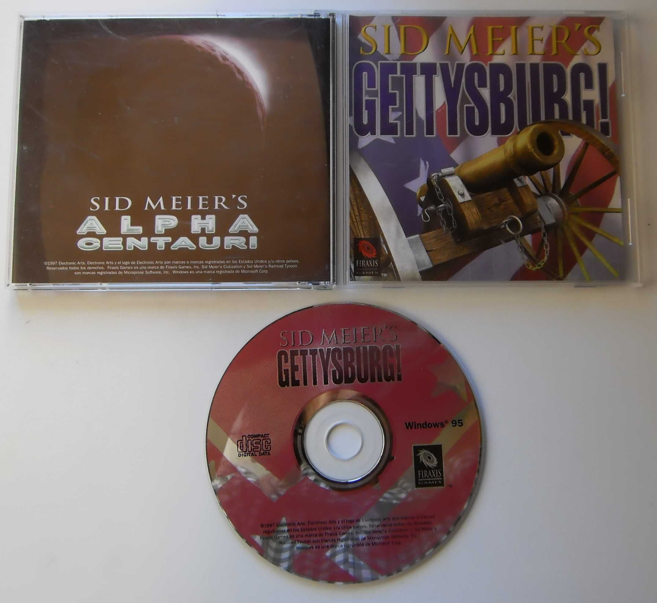 Jogo PC/CD-ROM "Sid Meier's Gettysburg" 1 CD / Ano 1997