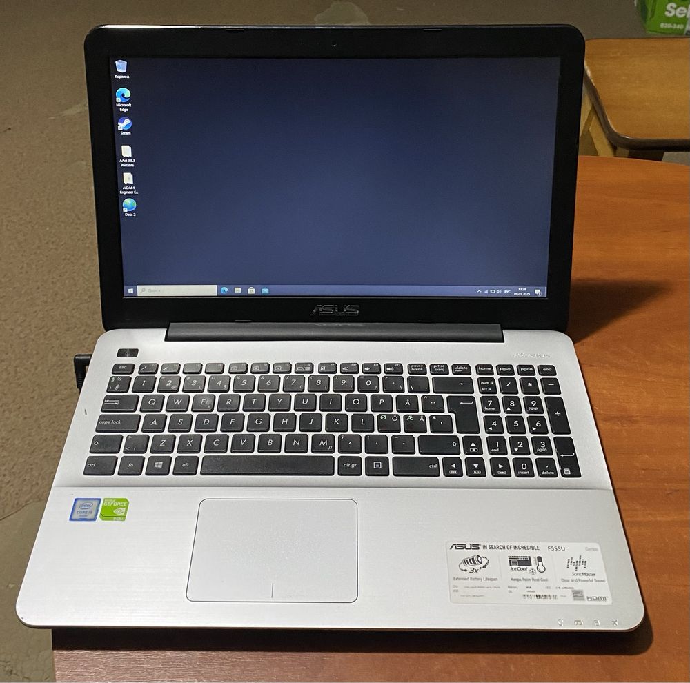 Ноутбук Asus F55u 15.6” 8GB RAM/128GB SSD+500GB HDD! D868