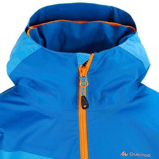 QUECHUA Kurtka Damska Turystyczna Przeciwdeszczowa NIEPRZEMAKALNA #S/M
