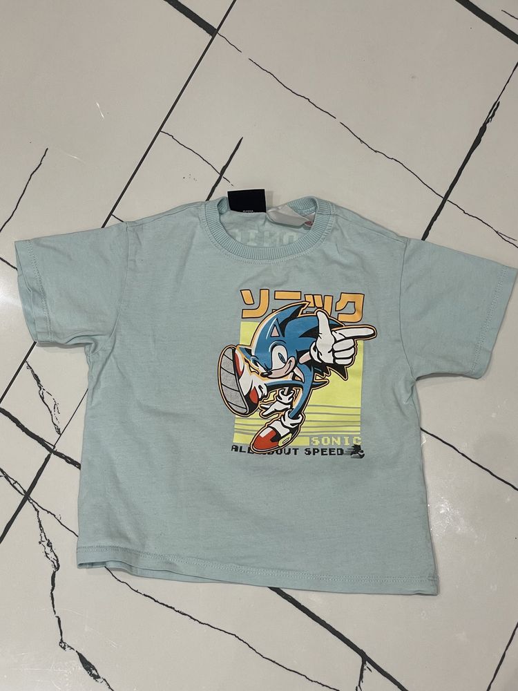 футболки Zara Sonic 2/3г. 98см.