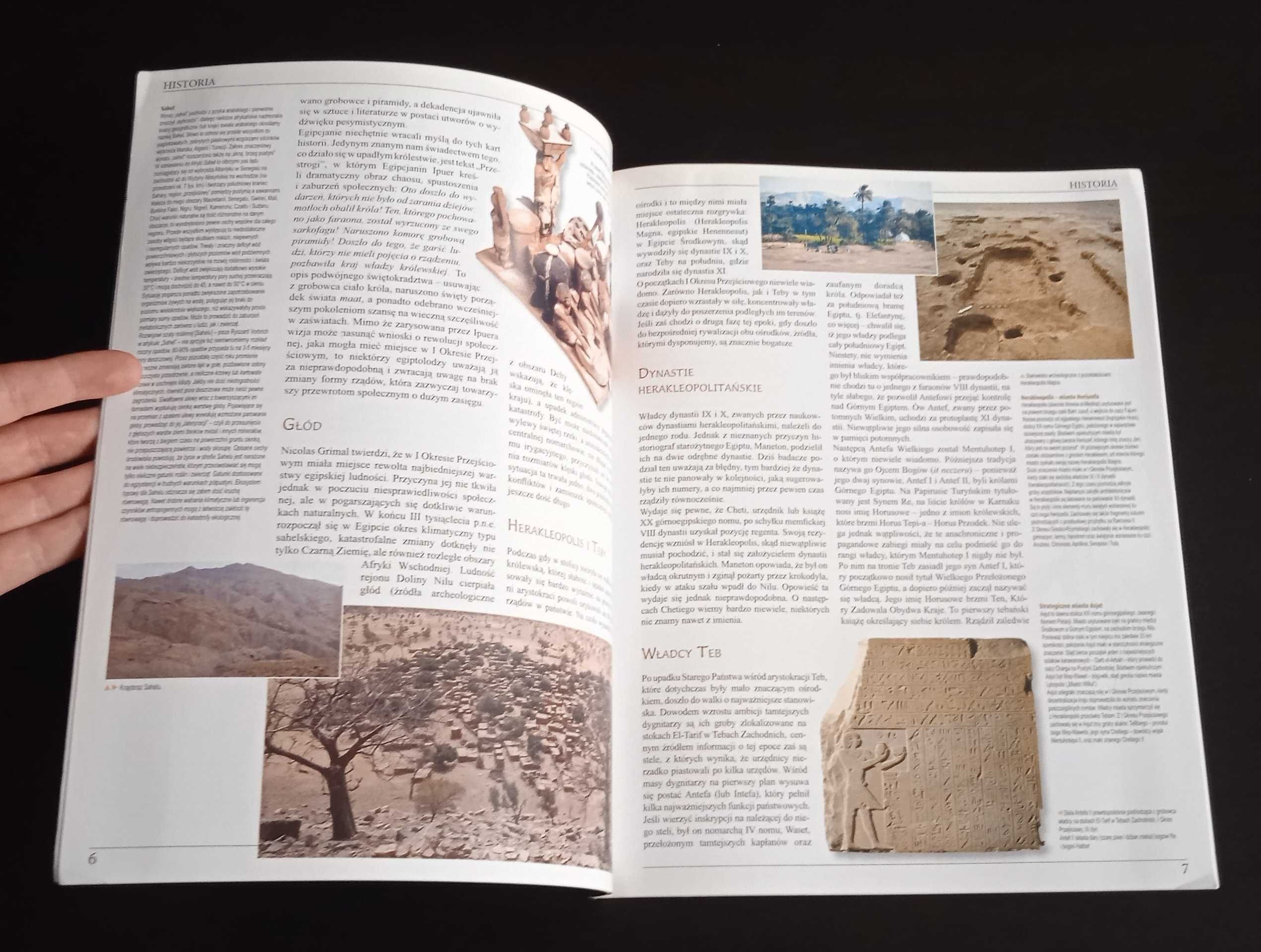 Książka album o Egipcie Egipt tajemnice starożytnych cywilizacji 7