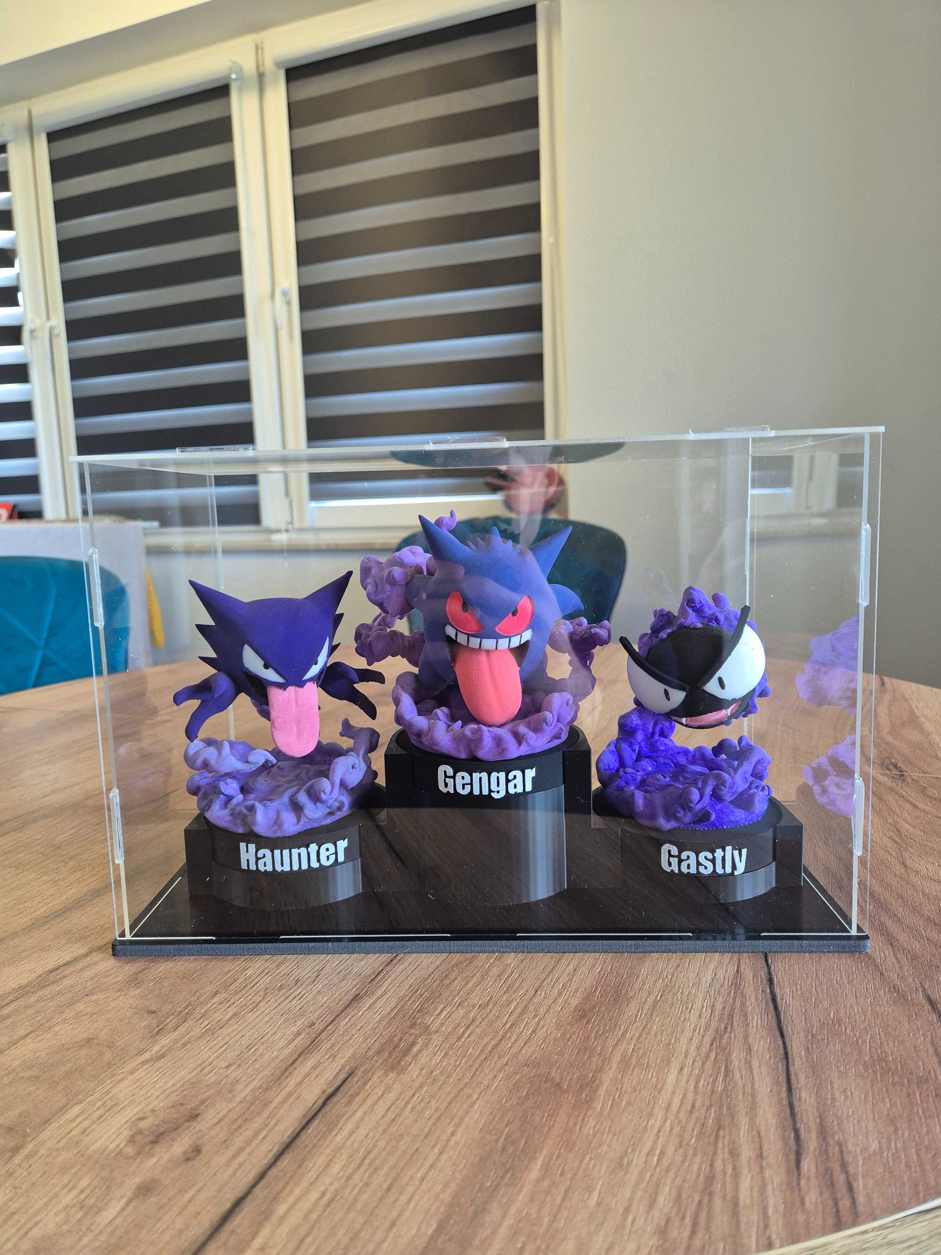 POKEMON GENGAR EWOLUCJA - Figurki oryginalne ręcznie malowane