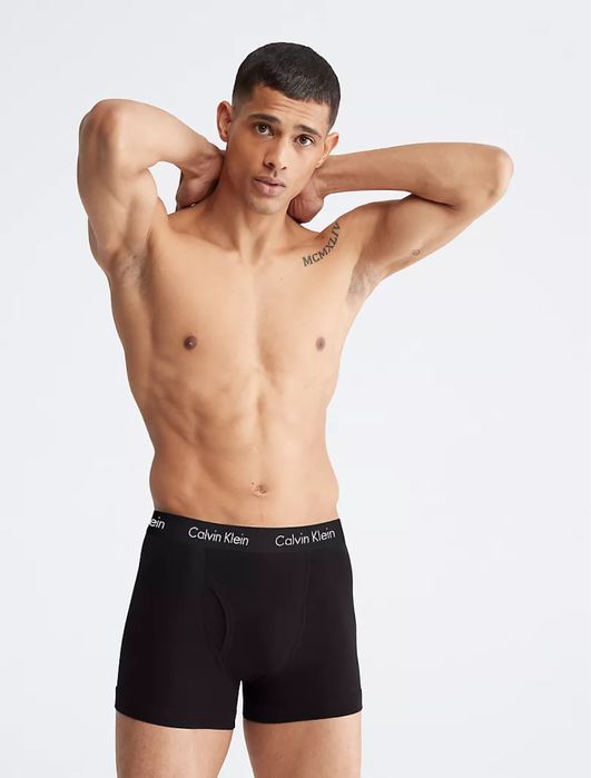 Упаковка чоловічі труси боксери Calvin Klein чорні/сірі/білі
