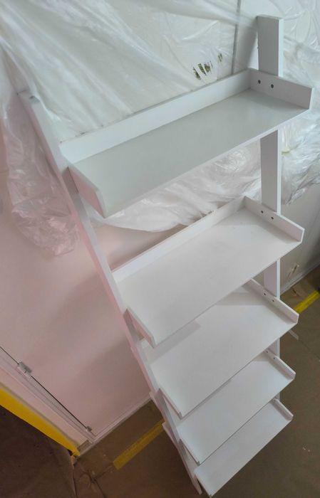 Estante escada branca 5 níveis