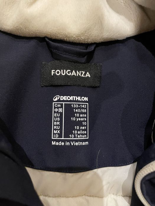 Kurtka jeździecka dla dzieci Fouganza 500 ciepła i wodoodporna