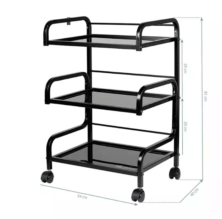 Stolik kosmetyczny Szklane półki NOWY faktura