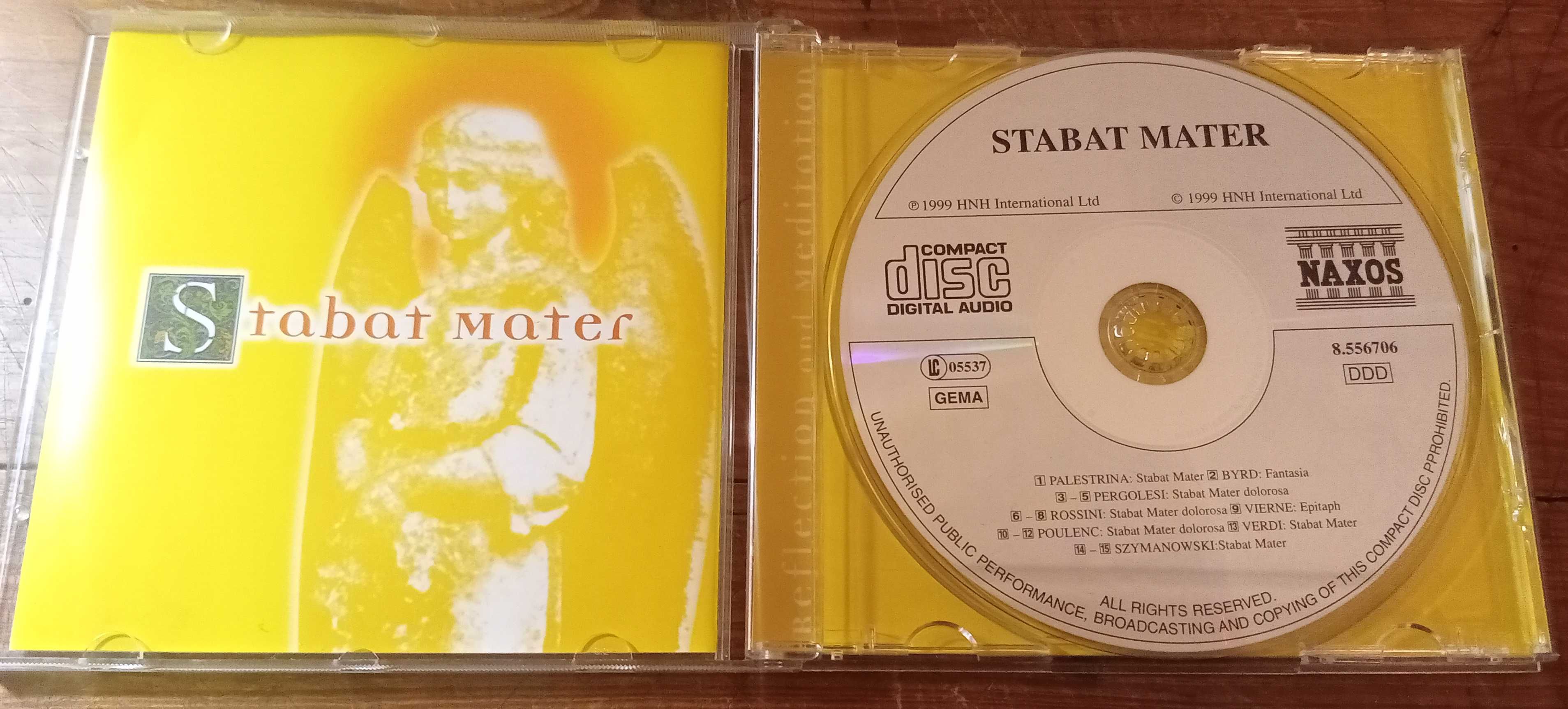Stabat Mater - Classical Music For Reflection & Meditation [Naxos CD]
