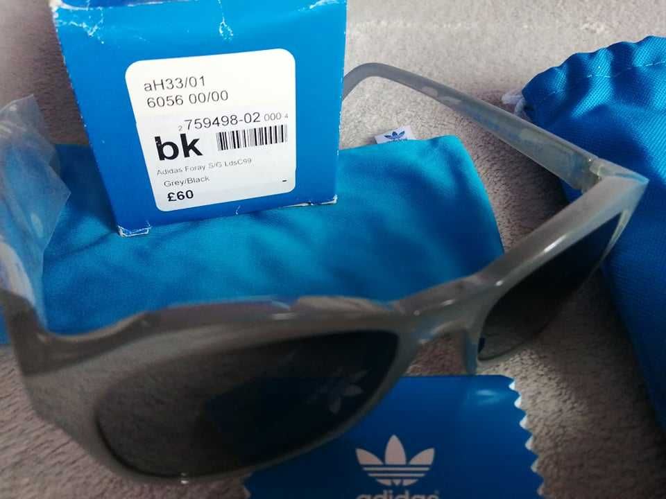 ADIDAS Foray Nowe Okulary Przeciwsłoneczne + 2 x Etui Oryginalne 100%