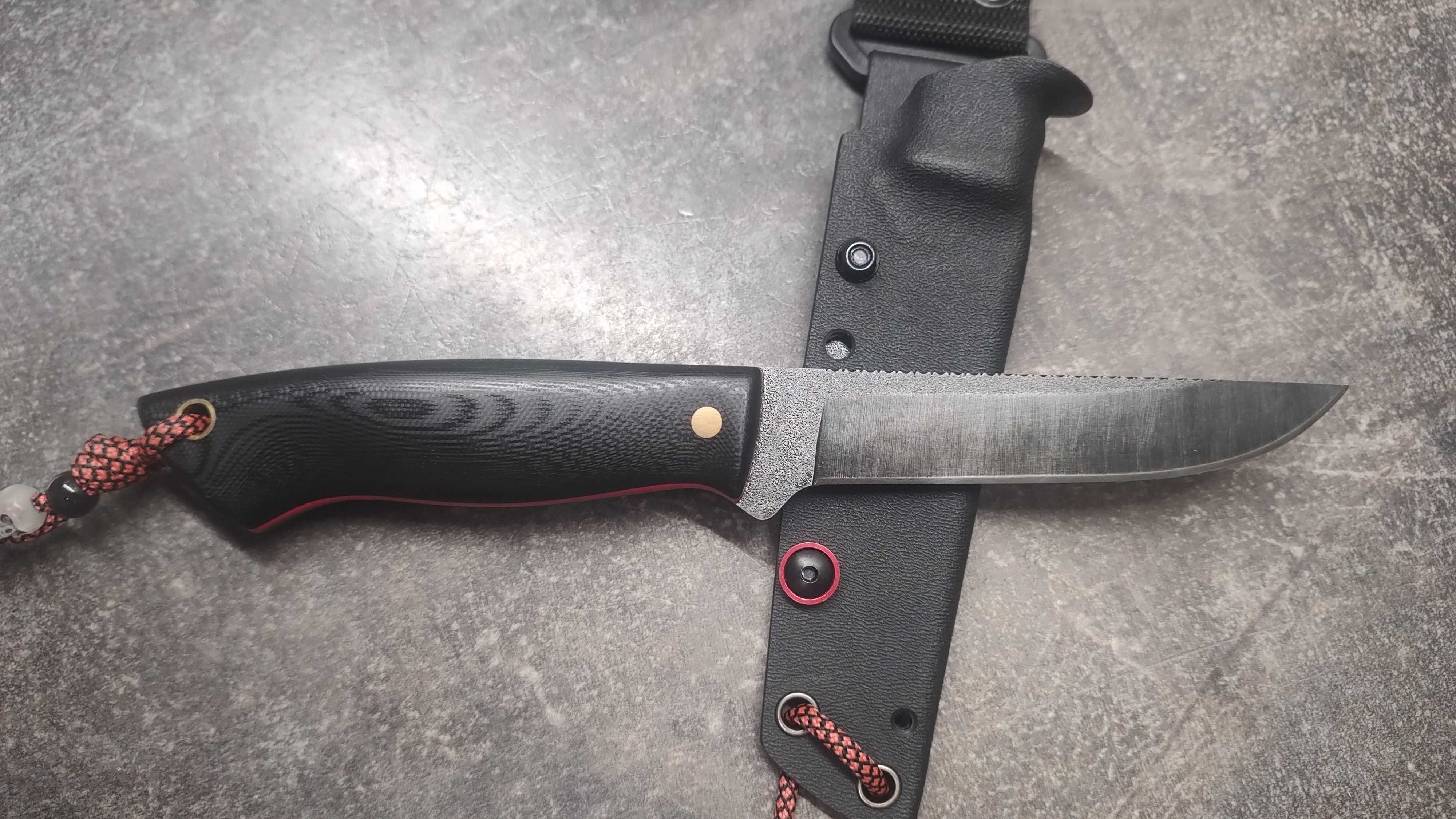 Nóż ZZ CUSTOM KNIVES, CAMPER, Apex Ultra 63HRC, G10, Kydex