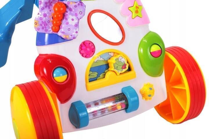 chodzik pchacz jeżdzik hipcio składany gumowe koła