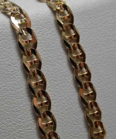 Złoty łańcuszek wzór Gucci 55 cm. 3,5 mm.