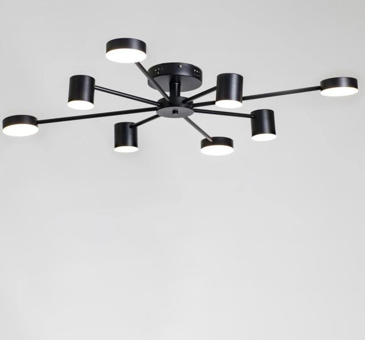 Люстра світлодіодна loft 96W на 8 ламп