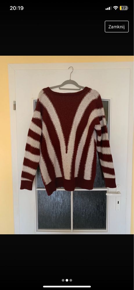 sweter wiskozowy