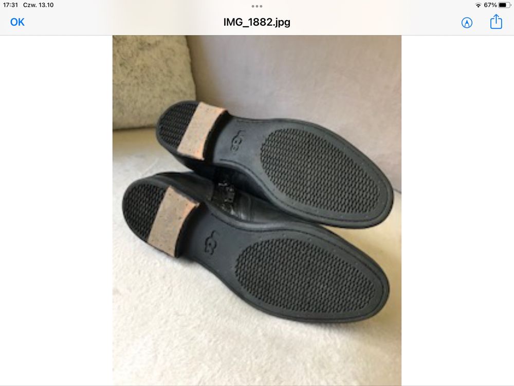 UGG botki czarne skora, nowe , orginalne UGG