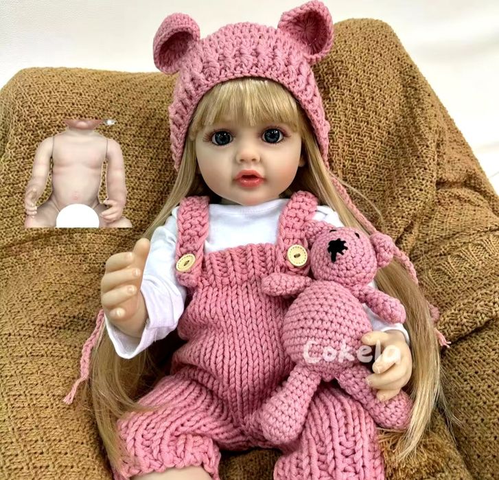 Nowa duża lalka z długimi włosami