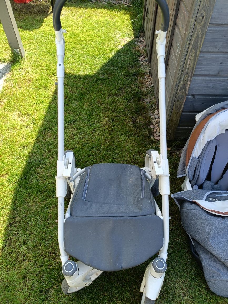 Wózek 3w1 z bazą isofix