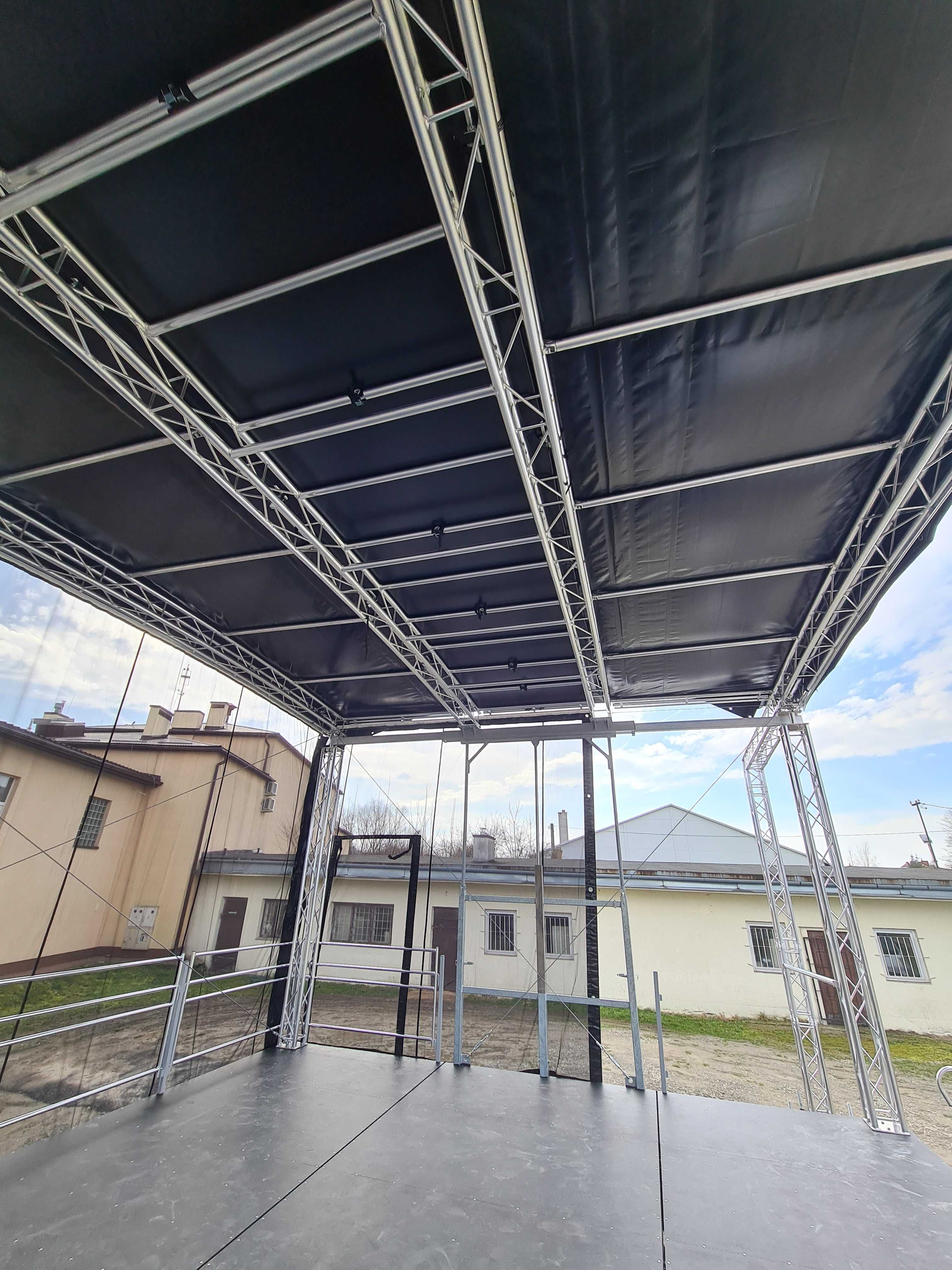 Wynajem scena mobilna 8m x 6m