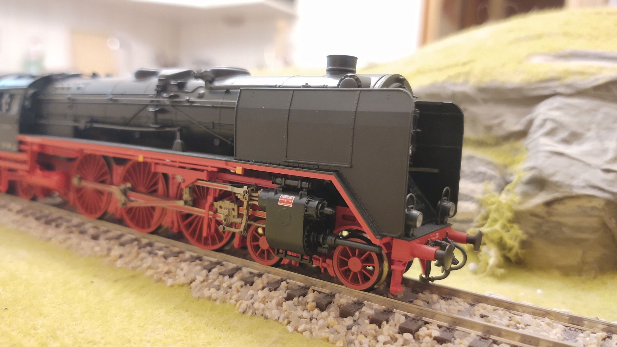 Lokomotywa parowóz Roco BR 01 186 DRB DCC SOUND . Roco 72241. H0