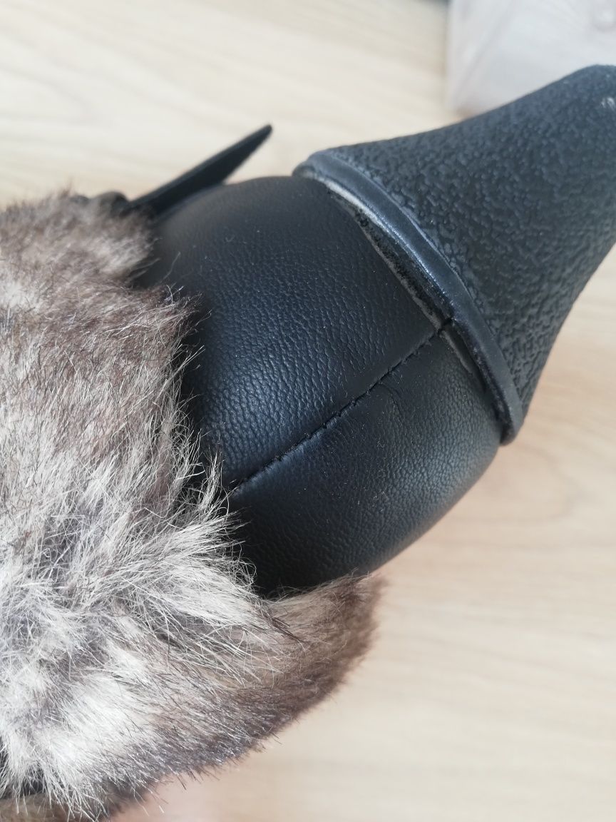 Buty kozaki czarne z futerkiem Jumex r. 39