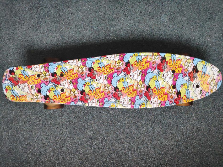 Скейт Profi рисунок розовый