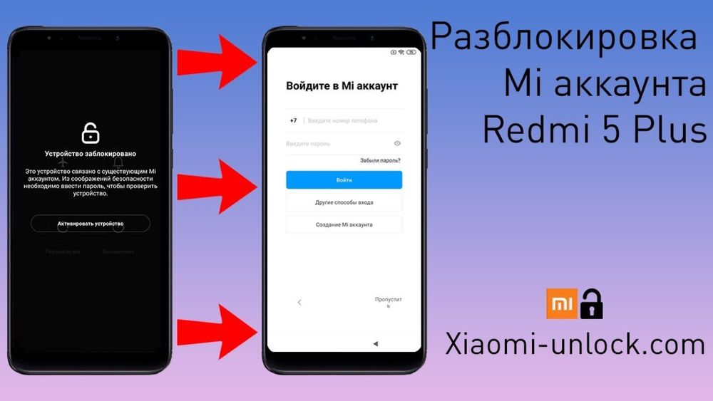 Ми аккаунт, разблокировка Xiaomi.