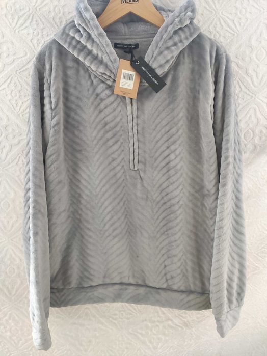 Женская теплая пижама с капюшоном, домашний костюм, большой размер