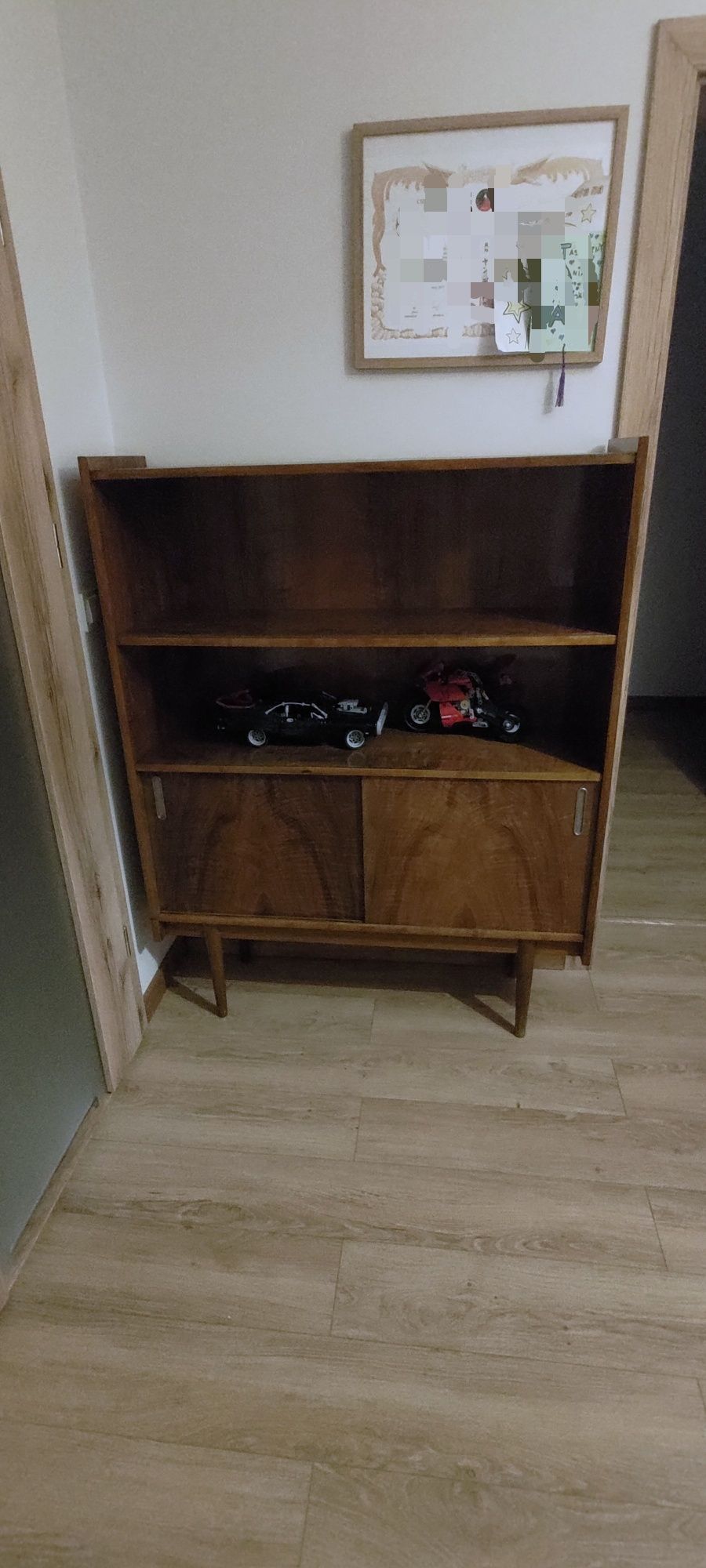 Komoda prl szuflada Bydgoskie Fabryki mebli regał Loft VINTAGE bibliot