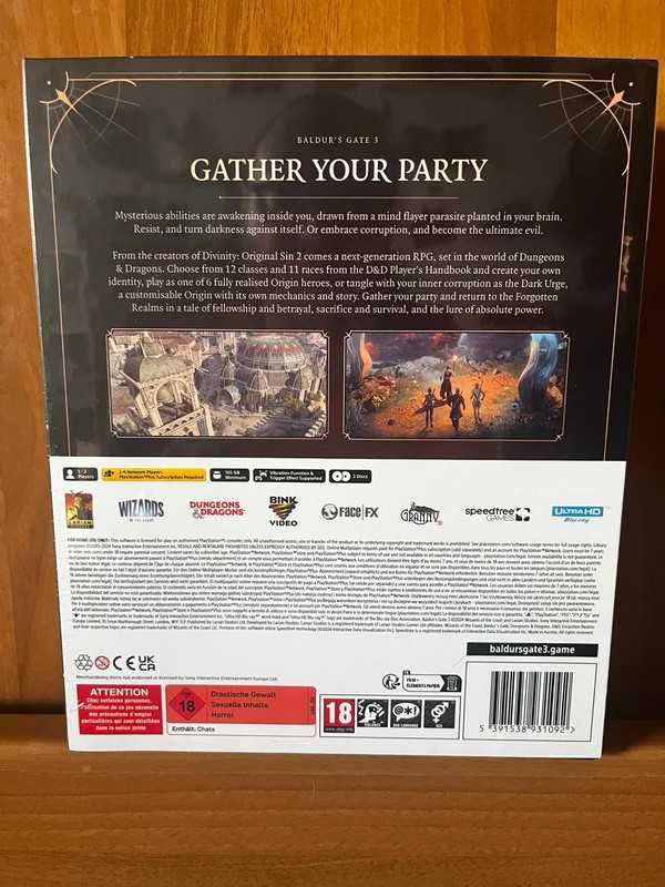 Baldur's Gate 3 - Deluxe Edition [PlayStation 5, PS5] [Selado]