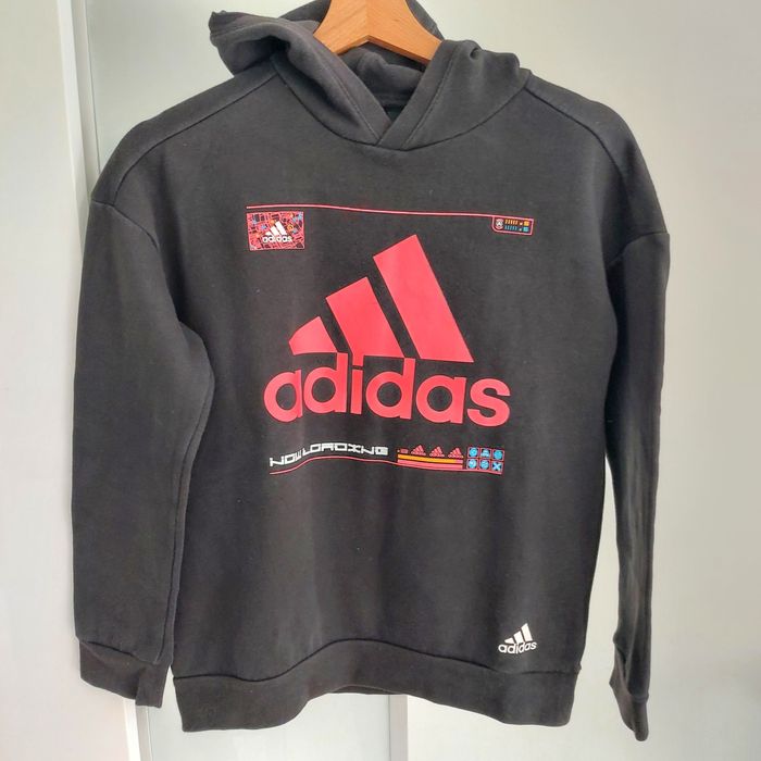 Bluza dziewczęca Adidas z kapturem rozm. 152