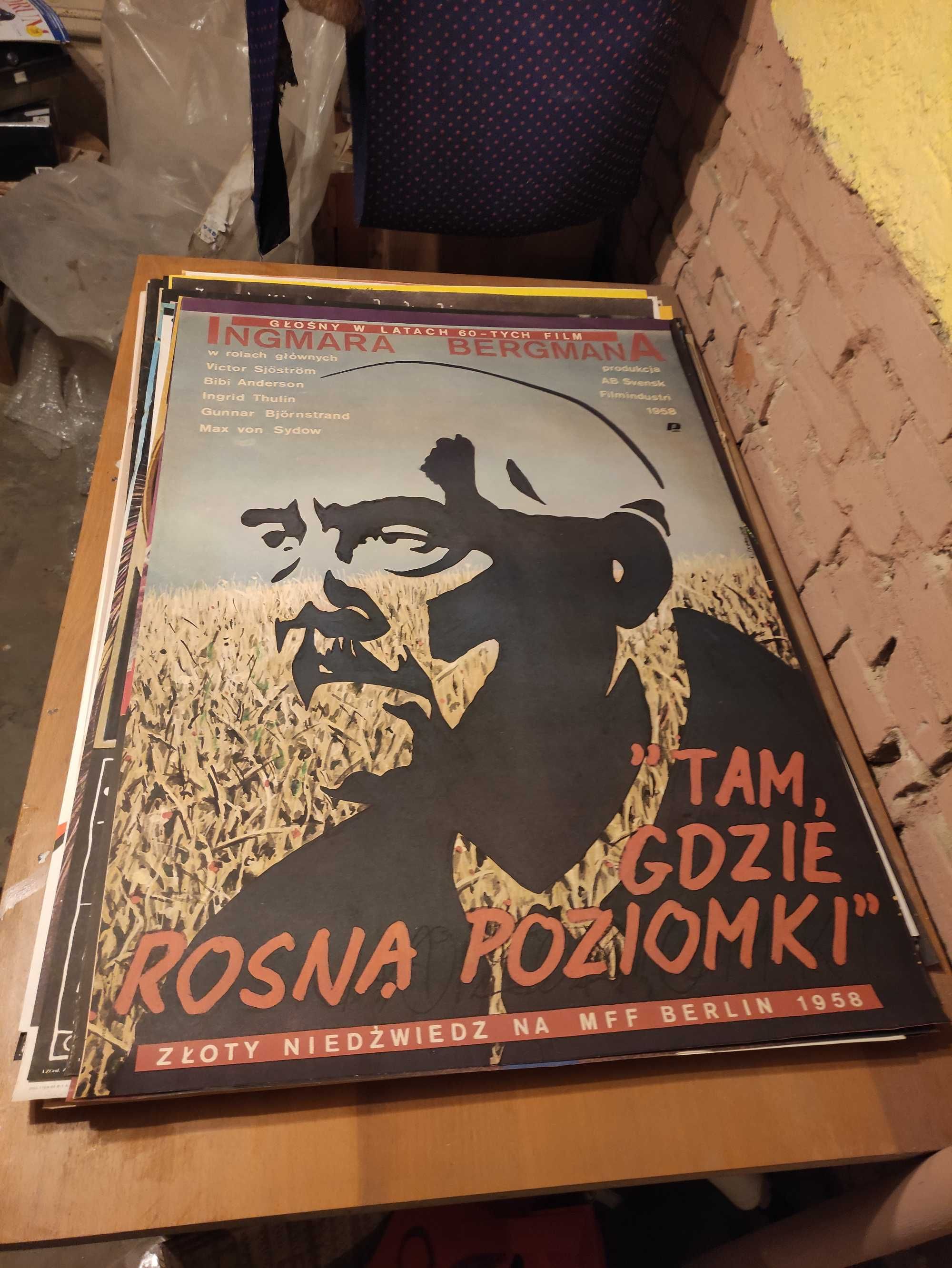 Plakat "Tam gdzie rosną Poziomki" Skorwider Eugeniusz