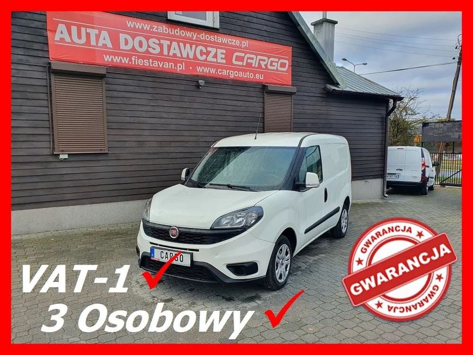 Fiat DOBLO  L1H1 Klima #3 Osoby# Tempomat # Faktura 23% # VAT-1 #