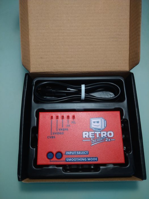 Retro Scaler 2x Конвертер відео AV to HDMI (AV in-RCA, YPBPR, S-відео)