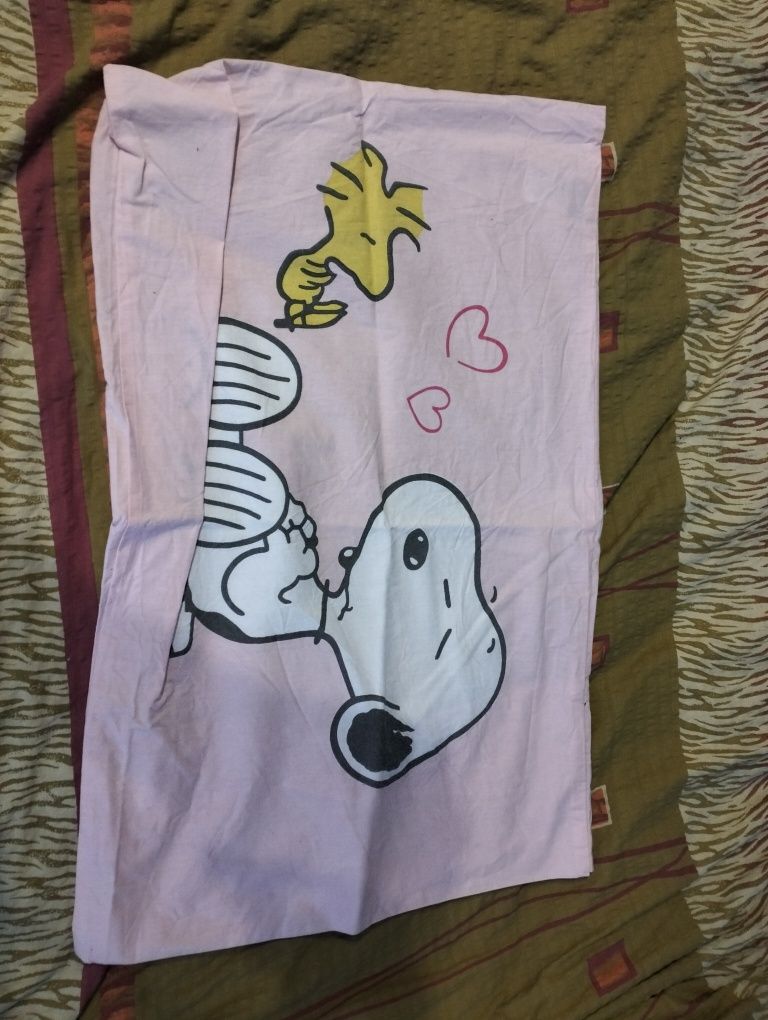 Komplet pościeli Snoopy 135x100 + ochraniacz