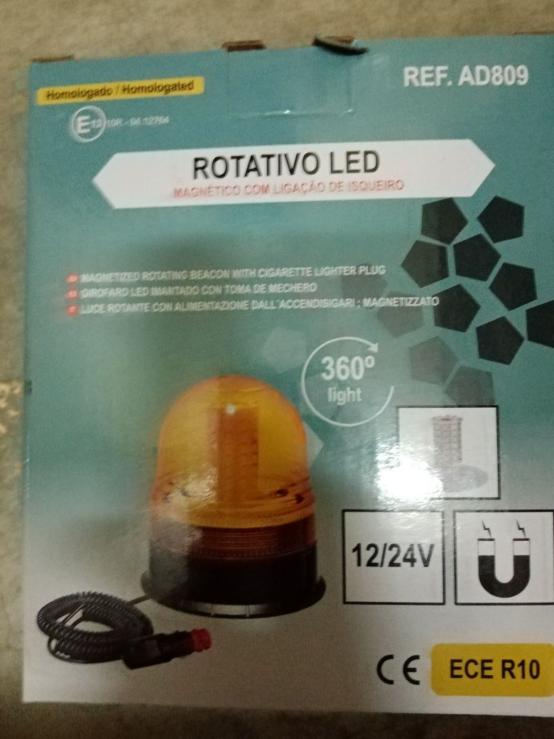 Farol / Pirilampo rotativo Led