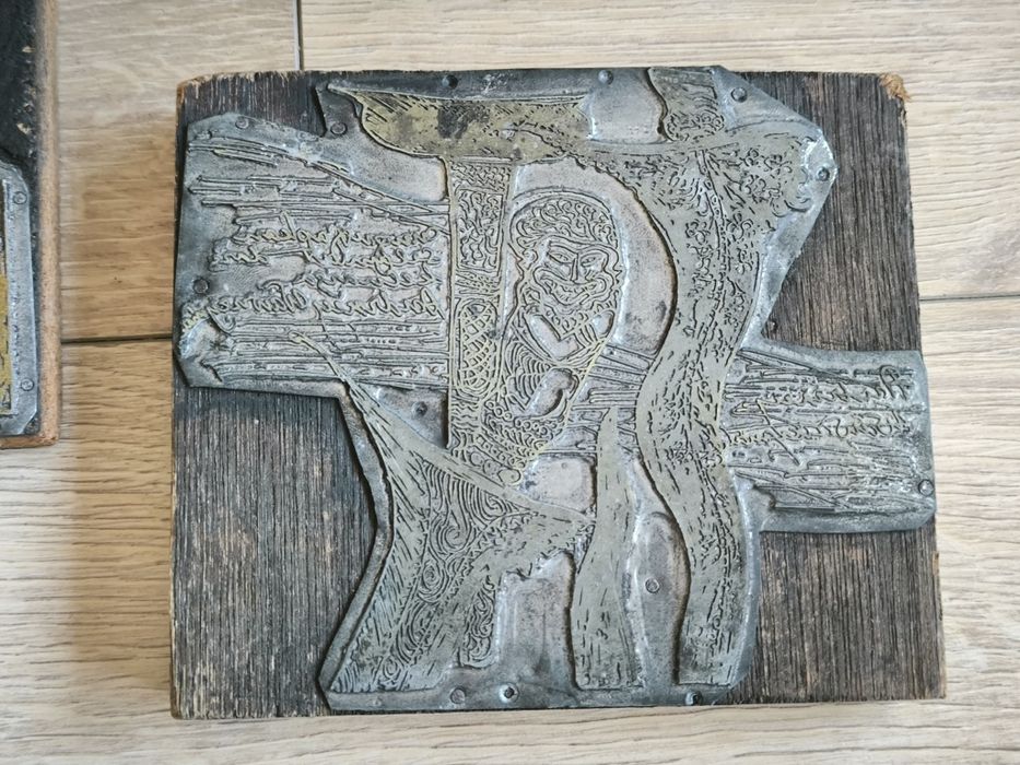 Trzy matryce do grafik Indie Tybet