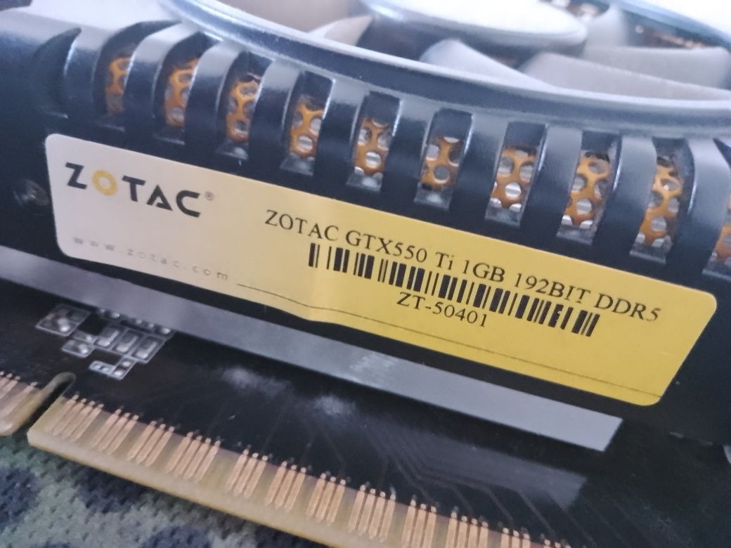Karta graficzna NVIDIA GeForce GTX 550TI 1GB DDR5