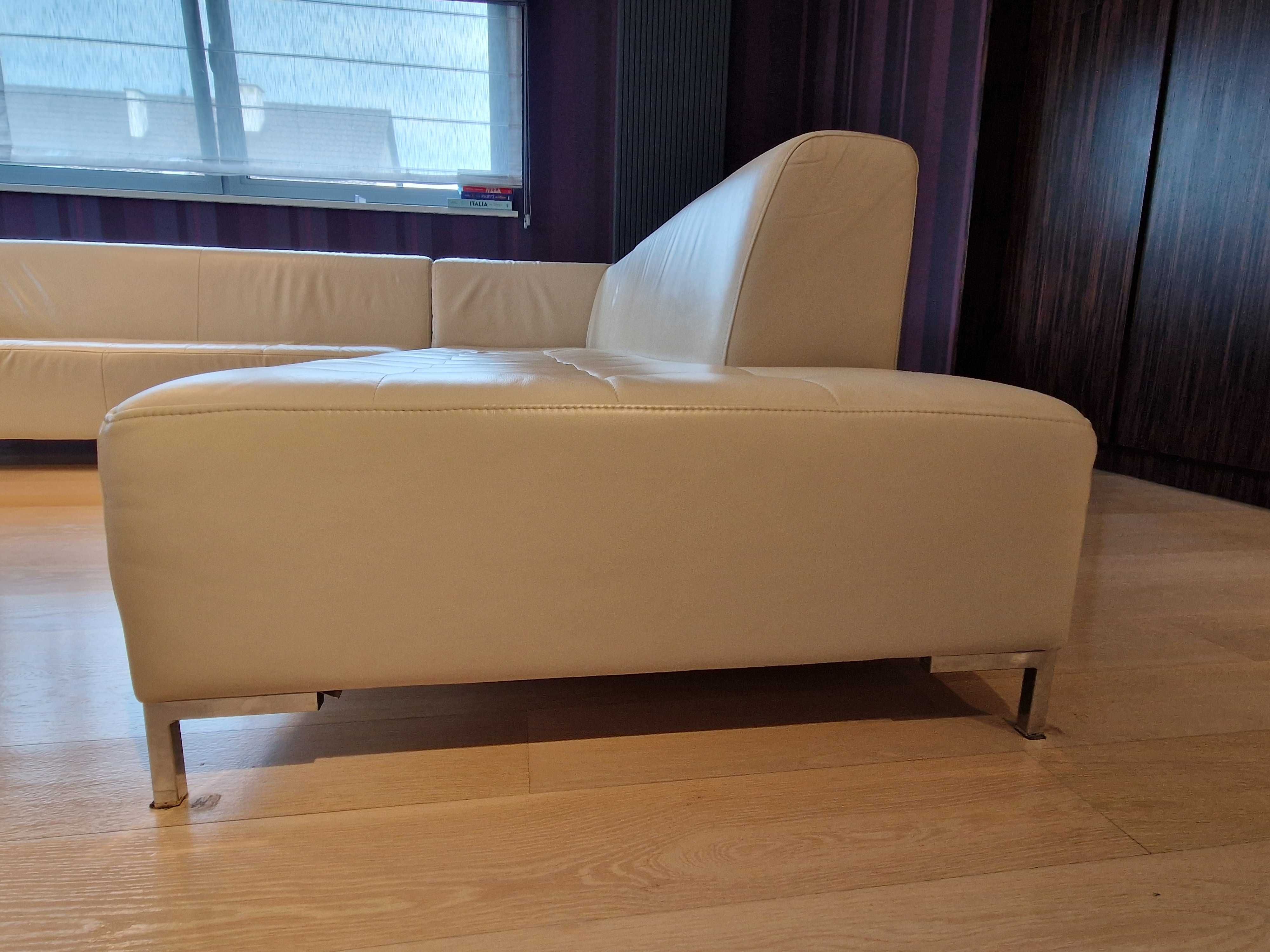 Sofa skóra nowoczesny design używana
