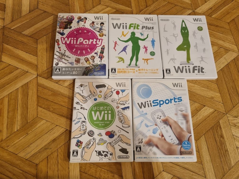 Zestaw 5 gier imprezowych/sportowych Wii