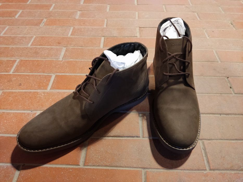 Buty skórzane Clarks AtticusL THiGTX GORE-TEX, brązowe 46