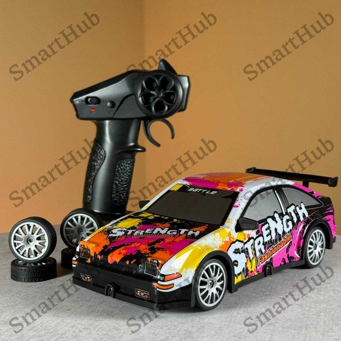 Дрифт машинка на пульті управління Strength Рожева. Машинка для дрифту