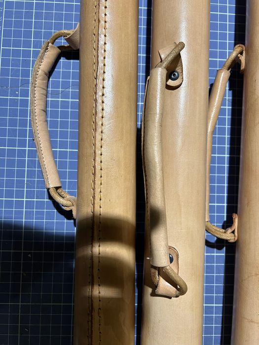 Tuba do  muchówki 9 stòp czterosklad skóra naturalna ręcznie szyta